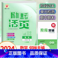 数学.人教版 八年级下 [正版]2024新版 初中活页8八年级下册数学人教版测试卷初二8年级下册数学单元同步检测考试卷阶