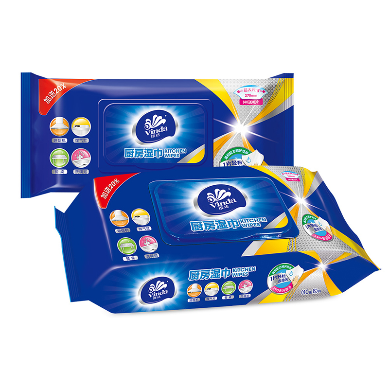维达(vinda) 湿巾 厨房湿巾(40 8)片*1包(升级版)(新旧包装交替发货)