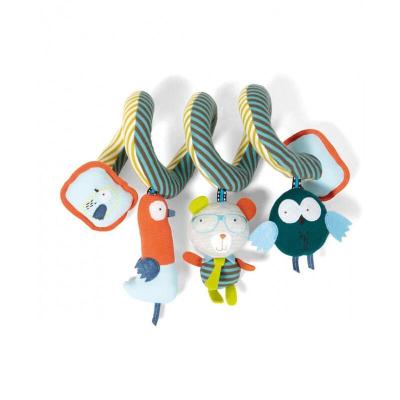 婴儿床绕婴儿多功能BB器响铃风铃宝宝卡通可爱车挂床挂床绕玩具