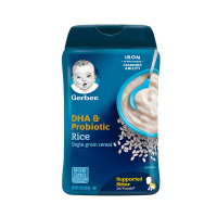 Gerber 嘉宝 纯大米米粉含DHA益生菌 一段 227g 品牌直采