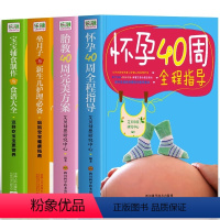 [正版]怀孕40周全程指导+胎教40周完美方案+坐月子与新生儿护理+宝宝辅食制作与食谱大全 新手妈妈怀孕书籍孕期知识大