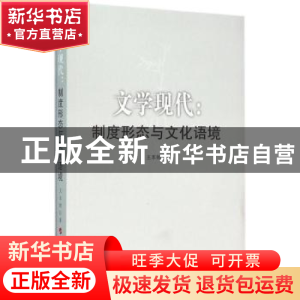 正版 文学现代:制度形态与文化语境 王本朝著 人民出版社 9787010