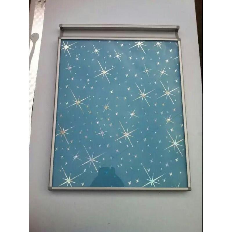 定做橱柜玻璃橱柜ciaa定做厨柜晶钢板橱柜精钢定做 2号拉手淀泳白边框