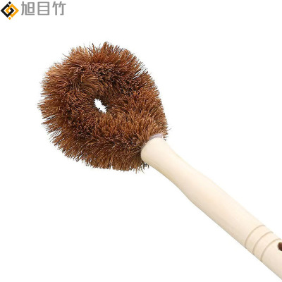 旭目竹 椰棕木柄锅刷 S-332 个