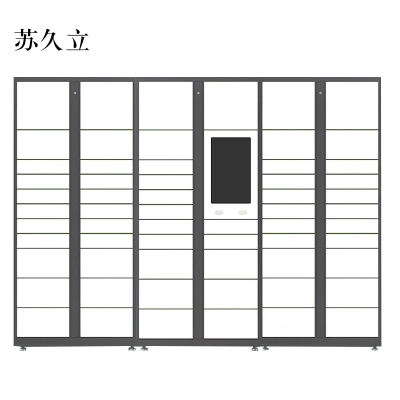 苏久立智能快递柜小区快递自提柜派件柜室外寄存柜信报箱储物柜一主两幅61格