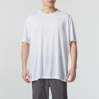 彪马(PUMA)短袖男装新款时尚简约跑步健身训练舒适透气圆领T恤587212-02...
