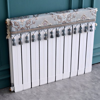 家柏饰(CORATED)欧式暖气片罩装饰罩子布艺防尘套老式遮挡盖布遮挡帘保护套卫生间 爱尔兰蓝色 可定制尺寸联系客服