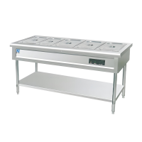 瑞宇牌商用简易保温售饭台/1800*760*800mm/201#1.0mm/不含份数盆