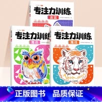 [全3册]专注力训练 [正版]抖音同款魔线数字连线专注力训练儿童左右脑开发魔色迷宫思维训练书幼儿园初中高难度小学生益智游