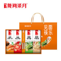 陇间柒月 湖北恩施富硒果蔬挂面紫薯菠菜胡萝卜荞麦 见面筷乐 300g*10袋