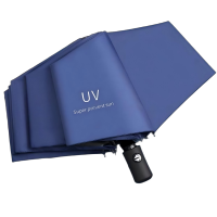 柏森茂(BAISENMAO) 全自动雨伞男女折叠大号加固加厚晴雨两用太阳伞遮阳防晒防紫外线 个