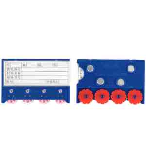 亿洛莱 四磁四轮料签 65*100mm 个