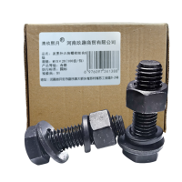 清玖熙月 发黑外六角螺栓组合8级 M10×20(100套/包) 包
