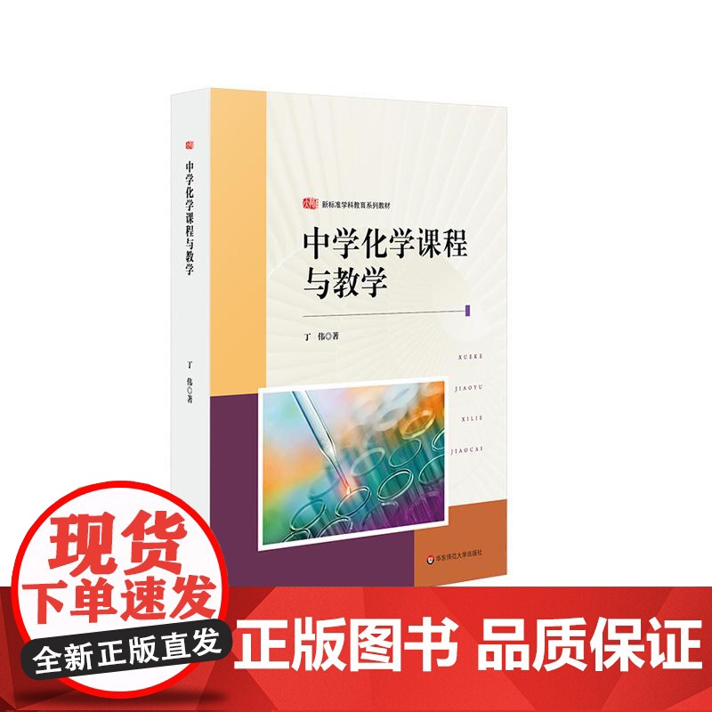 中学化学课程与教学 新标准学科教育系列教材 本科生 研究生化学 教育专业教材 华东师范大学出版社