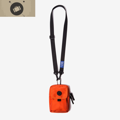 潮牌背包嘻哈单肩迷你斜挎包男女ins小方包百搭手机腰包挂脖包潮艾狄伊娃斜挎包男