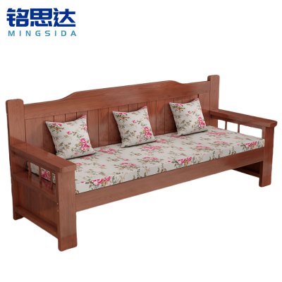 铭思达实木沙发三人位1.8m张