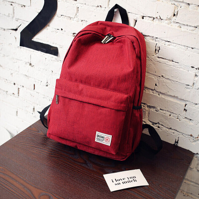 新款书包男初中生学院风大容量简约双肩包女书包女学生韩版校园ttSN3149-定制