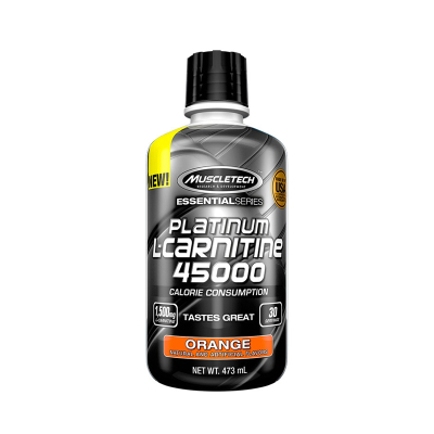 Muscletech肌肉科技白金液体左旋肉碱45000健身液态饮料减脂塑形473ml橙子味
