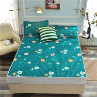 泰国乳胶凉席三件套可折叠透气夏季凉席可水洗加厚防滑乳胶席