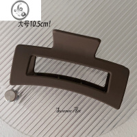 JiMi赵露思同款哑光方形黑色鲨鱼刘海抓ins少女发夹百搭磨砂方抓夹