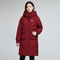 羽绒棉服2024年冬季新款韩版加厚中长款时尚百搭保暖棉袄棉衣外套