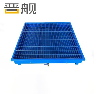 晋舰防渗漏金属托盘化学品油桶危废液体二次容器防泄漏大号带腿带铁网