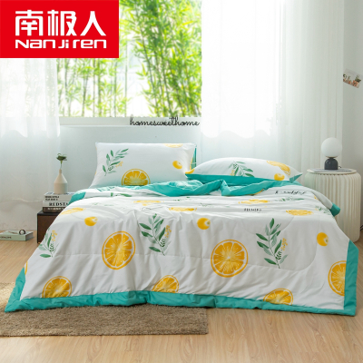 南极人(NanJiren)全棉夏被空调被夏凉被纯棉薄被子单人双人春秋夏季被芯