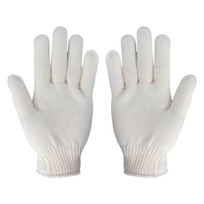 翌嘉YJ5121713纯棉线手套十针加密耐磨棉纱手套(12双)