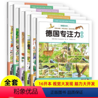 [正版]QHL德国专注力训练书养成大画册全6册3-4-5-7-9周岁幼儿专注力训练书逻辑思维训练儿童书籍 幼儿早教读物