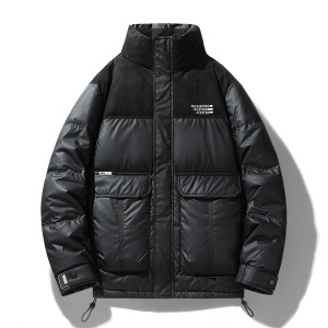 冬装羽绒服男加厚保暖立领休闲百搭潮流羽绒服面包服男士青年外套