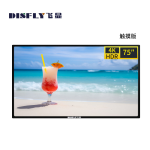 飞显 75英寸室内壁挂广告机液晶显示屏触摸版 FX-LHD75B3 1台