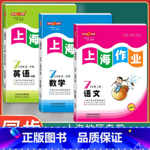 七年级 语文+数学+英语 上册 七年级/初中一年级 [正版]钟书金牌上海作业七年级上下册 语文+数学+英语N版 7年级上