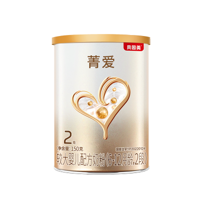 贝因美菁爱较大婴儿配方奶粉(6-12月龄,2段)150g