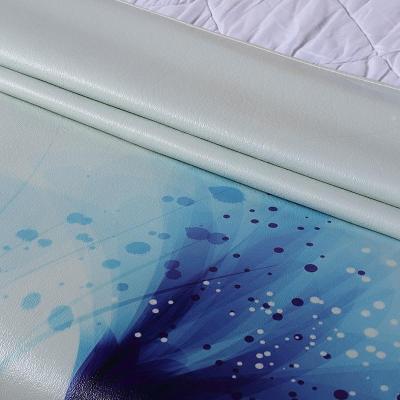 美帮汇蒲公英彩绘席子水牛皮凉席1.35米1.5米1.8米三件套头层