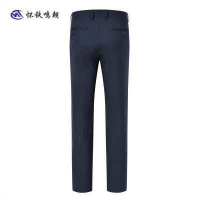 怀铁鸣朝西裤HT-G035 办公室人员工作服装羊毛西裤劳保工作服套装 个性定制 厂家直销 私人订制 AI智能量体