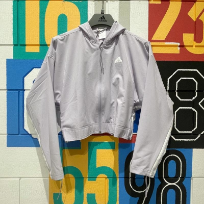 adidas/阿迪达斯连帽外套运动休闲舒适女装夹克IS0891 C