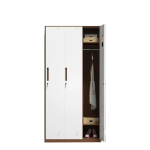 佳美良品 咖啡套色三门更衣柜 B023/台