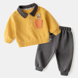 卫衣套装秋季婴儿两件套新款男童时髦衣服儿童秋装洋气