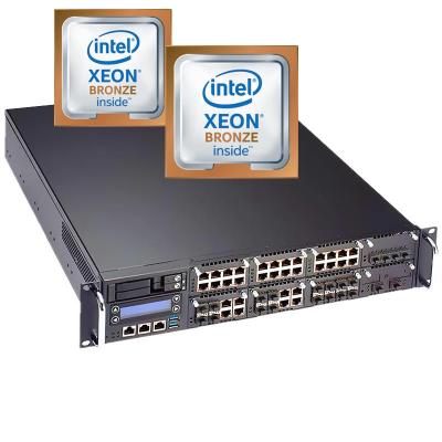 Tuunwa腾华网络安全服务器工控机DCCN-3966(4光6电铜牌3106*2-128GB-2TB+500G固态）自定义网路SDN下一代防火墙NGFS入侵检测和防御IDSIPS