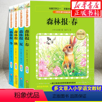 森林报 春夏秋冬(全4册) [正版]森林报春夏秋冬全套4册 四年级课外书10-15岁 三四五年级班主任 小学生课外阅读书