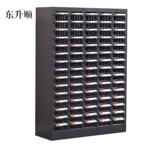 东升顺文件柜抽屉式工具收纳柜75抽透明小号抽屉无门加厚款