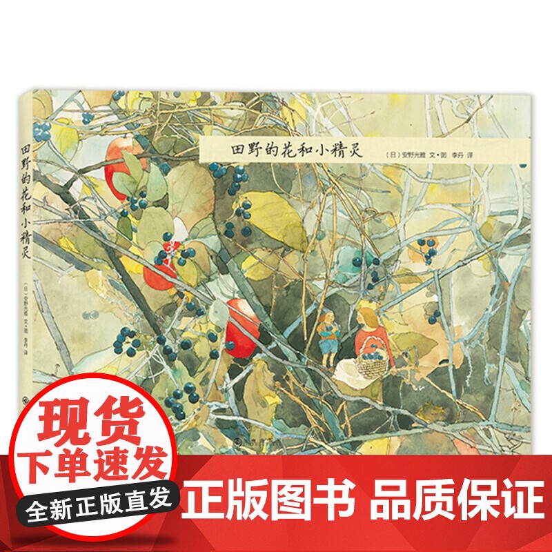 田野的花和小精灵 (日)安野光雅 文图;李丹 译 儿童6-12周岁小学生一二三四五六年级课外阅读经典文学故事书目书籍