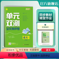 语文 八年级下 [正版]2024年春 初中语文单元双测八年级下册人教版 春雨教育8年级初二RJ版基础达标训练综合培优期中
