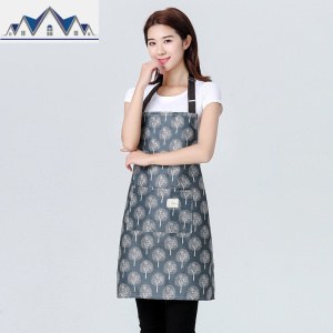 家务围裙女时尚家用厨房防水防油塑料工作服男大人围兜防污胶腰围 三维工匠 深灰色