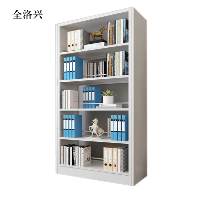 全洛兴钢制置物架图书馆单双面书店阅览室货架档案架资料架双面一列一