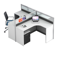 德诚和 屏风工位320款T字型双人位1400*2800*1200mmH组
