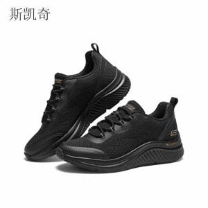 斯凯奇 女新款网面健步鞋 117561/BBK-10 双