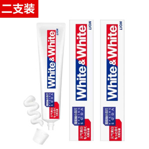 LION狮王WHITE葡萄柚小苏打美白牙膏防蛀亮白去牙渍120g家庭装