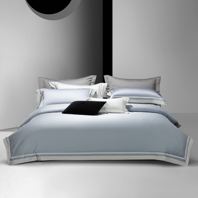 伊伊爱 高密缇芙60S系列拼角长绒棉四件套