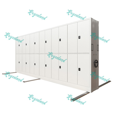洛诗莲 (RoyceLand) 电动密集架移动档案柜钢制轨道密集柜 一列6组